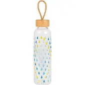 Cambridge Audio CM06991 Raindrops Glasflasche 550 ml mit Bambusdeckel