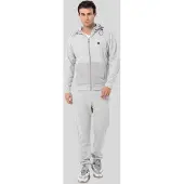 Cipo & Baxx Trainingsanzug "Jogginganzug", Herren, Gr. L, lightgrau, Casual, regular fit, Sportanzüge Trainingsanzug, im unifarbenen Look