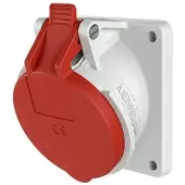MENNEKES 3093 Anbaudose schraeg, 16A5p 6h400V, IP44
