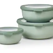 Mepal Multischale Cirqula Round 3-teiliges Set - Mikrowellen Geschir - Geignet a