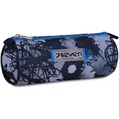 OEM Federmäppchen aus Polyester, 21 x 9 cm, Reißverschluss, Blau