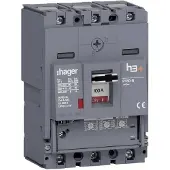 Hager HNS100GC Leistungsschalter h3+ P160 LSnI 3P3D 100A 40kA CTC