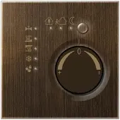 JUNG ME2178TSAT KNX Stetigregler mit integrierter Tasterschnittstelle 4fach, Serie LS, Messing antik ME 2178 TS AT