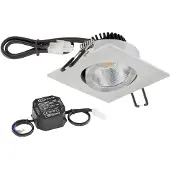 EVN PC24N61402 LED-Einbauleuchte 6 W Warmweiß Aluminium