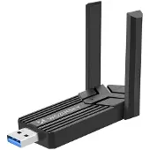 Wozinsky WAX-1800 Dualband-WLAN-USB-3.0-WiFi-6-Adapter – Schwarz