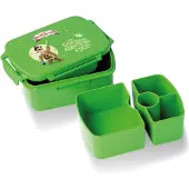 Awave Die Schule der Magischen Tiere Brotdose Snackbox, aus rPET | grün, Henrietta
