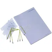 Atlanta Archivbinder, Füllhöhe 80 mm, Draht, gelb, 10 Stück