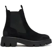 Tamaris Da.-Stiefel Veloursleder schwarz