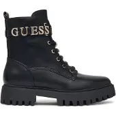GUESS Damen Schnürboot Ficki schwarz