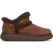 SKECHERS Damen Boot Keepsakes Lite Winter Snug dunkelbraun