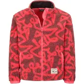 TROLLKIDS Fleecejacke "KIDS LYNGDAL JACKET", Kinder, Gr. 122, pink salmon, frozen berry, Jacken Fleecejacke, sportlich, mit neutralem Schnitt, aus Polyester