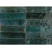 Marazzi Lume Blue 6x24 cm Dekor Glänzend Strukturiert Lux