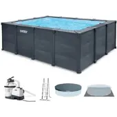 Intex Aufstellpool Graphite Grey Panel 26396NP