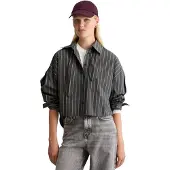 Marc o'polo Marc OPolo DENIM Hemdbluse mit Schluppe, Papertouch-Popeline