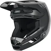ABUS Downhill Helm HiDrop – ASTM-er Fullface Helm mit ABS-Außenschale für MTB: Downhill, Enduro und Bikepark – für Erwachsene und Jugendliche – Schwarz, Größe XL