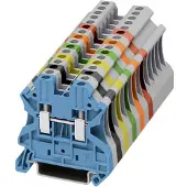 Siemens 8WH1000-0AH02 Reihenklemme, 6mm2 rot Schraubbefestigung 2 Anschlüsse Red 8WH10000AH02 - 50 Stück