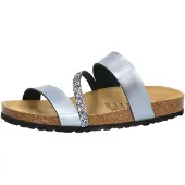 Lico BIOLINE GLITTER Damen Pantoletten, Anthrazit, 41 EU