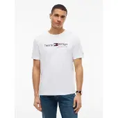 Tommy Hilfiger "BRAND LOVE RWB GRAPHIC" Auffälliger Frontprint mit Schriftzug, normale Passform