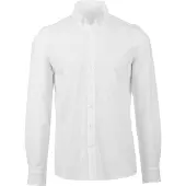 Trigema Poloshirt "Business-Hemd aus DELUXE-Single-Jersey", Herren, Gr. L, weiß, Single Jersey, 100% Baumwolle, lang, ohne Ausschnitt, Shirts Poloshirt