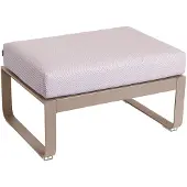 Fermob BELLEVIE 1-Sitzer-Polsterhocker mit Sitzfläche aus perforiertem Stahlblech
