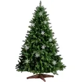 Juskys Künstlicher Weihnachtsbaum Norvi 180 cm inkl. Holzständer