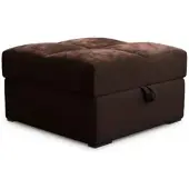 Masseno POUF MIZA Braun 65x65 cm
