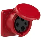 Pce 3331-9 CEE-Anbausteckdose gerade (100x100) 63A 3p 9h IP44 POWER TWIST 33319