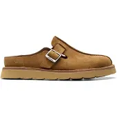 Clarks Solsbury Mule Mens Dark Sand Suede, 8