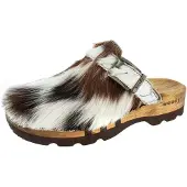 Woody Herren Lukas Fell Clog, Fell Natur, Größe 46