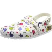 WEEGER -Clog m. Fersenriemen weissSchaf Gr. 36