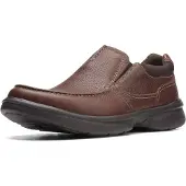 Clarks Herren Bradley Free Slipper, Tan Tumble, 42.5 EU Weit