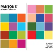 Sonstige Verlage PANTONE Adventskalender mit 24 dekorativen Farbchip-Elementen zum Aufhängen