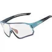 RockBros Polarisierte Fahrradbrille für Kinder von 8-14 Jahren UV400 - blau
