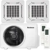 Bosch Buderus Multisplit Klimaanlage Decken-Set | Logacool AC166i | 3,5+3,5kW
