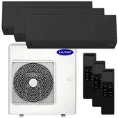 Carrier Multisplit Klimaanlage Set | High Line | schwarz | 3x3,5 kW