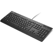 Lenovo Smartcard Wired keyboard II, Volle Größe (100%), Kabelgebunden, USB, Plunger key switch, Schwarz