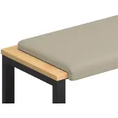 vidaXL Bankkissen Strukturiertes Samt Sand Tiefe 35 cm