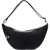 PICARD Leder Umhängetasche Schultertasche Pure Crossbag Black schwarz