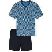 Schiesser Herren Pyjama ComfortSchlafanzug, Pyjama Set, Nachtwäsche