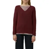 s.Oliver Strickpullover mit V-Ausschnitt