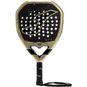 Joma Hyper Pro HRD Padel Schläger, Unisex, Schwarz/Gold