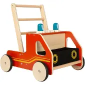 Small Foot Lauflernwagen Feuerwehr, Babyspielzeug