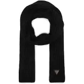 GUESS für Damen. AW5624VIS03 Strickschal Noelle II 25x190 schwarz (OSFA), Lässig, Viskose