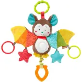 Fehn Greifspielzeug "Classic Stars, Activity-Fledermaus", bunt, Greifspielzeug, KinderB:29cm L:30cm, Jersey, Plüsch, Softvelour, Stoff, Greifspielzeug, B:29cm L:30cm