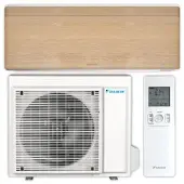 Daikin Split Klimaanlage Set | Stylish | Light Wood | 4,2 kW