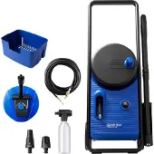 Nilfisk CORE 140, Senkrecht, Elektro, 8 m, 5 m, Schwarz, Blau, Aluminium