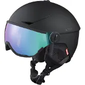 Cairn - Helm mit Visier und Recco-Reflektor - Rise II Visor Mat Black Cameleon für Damen - Größe 56-57 cm - schwarz