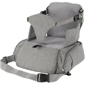 Reer 85041, Sitzerhöhung, Grau, Kunststoff, Polyester, Recyceltes Polyethylenterephthalat (rPET), Einfarbig, Booster-Hochstuhl, 3-Punkt