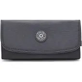 Kipling Money Land Geldbörse, Leichte Große Geldbörse mit Reißverschluss, Mehreren Kartenfächern & Fächern, Praktischer Alltags-Organizer - Moonlit Grey