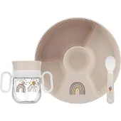 Mepal Babygeschirr-Set Mio 3-teilig - Sunshine & Rainbow